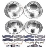 Power Stop 01-06 Chevrolet Silverado 3500 Front & Rear Z23 Evolution Sport Brake Kit (1x psbK2071, 1x psbK5337) thumbnail 8