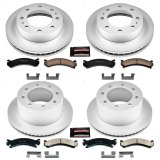 Power Stop 01-06 Chevrolet Silverado 3500 Front & Rear Z17 Evolution Geomet Coated Brake Kit (1x psbCRK5337, 1x psbCRK2071) thumbnail 4