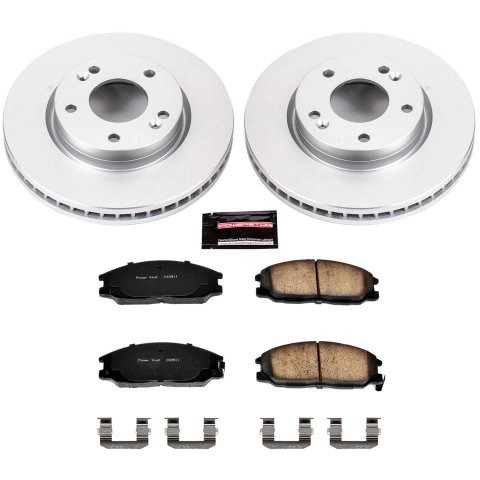 Power Stop 01-05 Hyundai Santa Fe Front & Rear Z17 Evolution Geomet Coated Brake Kit (1x psbCRK5213, 1x psbCRK5251) thumbnail 8