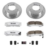 Power Stop 01-05 Chrysler Sebring Front & Rear Z26 Street Warrior Brake Kit (1x psbK1678-26, 1x psbK1203-26) thumbnail 9