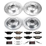 Power Stop 01-05 BMW 325xi Front & Rear Z23 Evolution Sport Brake Kit (1x psbK868, 1x psbK2970) thumbnail 6