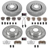 Power Stop 01-05 Audi Allroad Quattro Front & Rear Z26 Street Warrior Brake Kit (1x psbK940-26, 1x psbK886-26) thumbnail 2