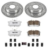 Power Stop 01-05 Audi Allroad Quattro Front & Rear Z26 Street Warrior Brake Kit (1x psbK940-26, 1x psbK886-26) thumbnail 9