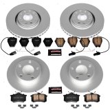 Power Stop 01-05 Audi Allroad Quattro Front & Rear Z23 Evolution Sport Coated Brake Kit (1x psbCRK940, 1x psbCRK886) thumbnail 4