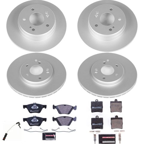 Power Stop 01-04 Mercedes-Benz SLK320 Front & Rear Euro-Stop Brake Kit (1x psbESK368, 1x psbESK2926) thumbnail 6