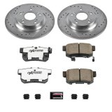 Power Stop 00-09 Honda S2000 Front & Rear Z26 Street Warrior Brake Kit (1x psbK2310-26, 1x psbK2276-26) thumbnail 9
