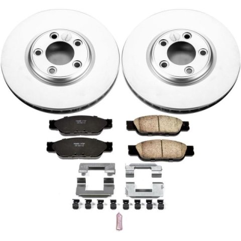 Power Stop 00-06 Lincoln LS Front & Rear Z17 Evolution Geomet Coated Brake Kit (1x psbCRK1351, 1x psbCRK1361) thumbnail 9