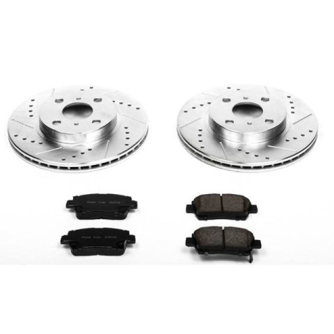 Power Stop 00-05 Toyota MR2 Spyder Front & Rear Z23 Evolution Sport Brake Kit (1x psbK821, 1x psbK3161) thumbnail 4