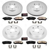 Power Stop 00-05 Chevrolet Impala Front & Rear Z17 Evolution Geomet Coated Brake Kit (1x psbCRK1542, 1x psbCRK1558) thumbnail 4