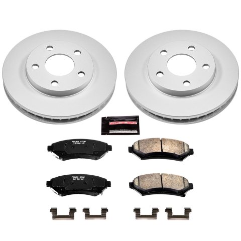 Power Stop 00-05 Buick LeSabre Front & Rear Z17 Evolution Geomet Coated Brake Kit (1x psbCRK1526, 1x psbCRK2553) thumbnail 8