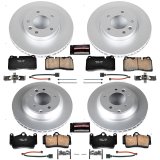 Power Stop 07-10 Volkswagen Touareg Front & Rear Z23 Evolution Sport Coated Brake Kit (1x psbCRK4656, 1x psbCRK5312) thumbnail 1