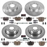 Power Stop 04-06 BMW X5 Front & Rear Z26 Street Warrior Brake Kit (1x psbK879-26, 1x psbK5734-26) thumbnail 2