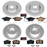 Power Stop 98-04 Audi A6 Quattro Front & Rear Z23 Evolution Sport Coated Brake Kit (1x psbCRK941, 1x psbCRK636) thumbnail 4