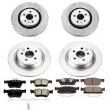 Power Stop 15-19 Ford Edge Front & Rear Z17 Evolution Geomet Coated Brake Kit (1x psbCRK7143, 1x psbCRK7144) thumbnail 4