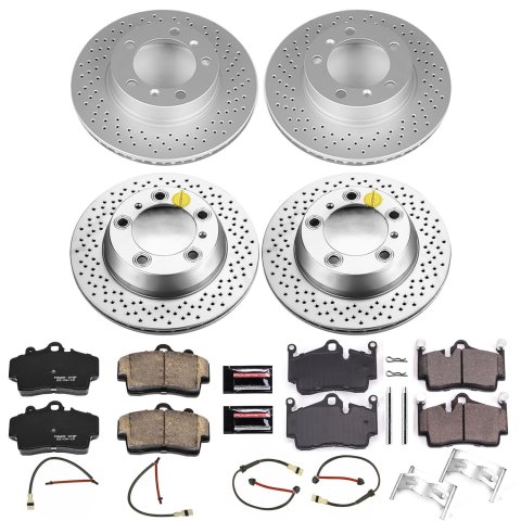 Power Stop 05-08 Porsche Boxster Front & Rear Z23 Evolution Sport Coated Brake Kit (1x psbCRK5162, 1x psbCRK5633) thumbnail 5