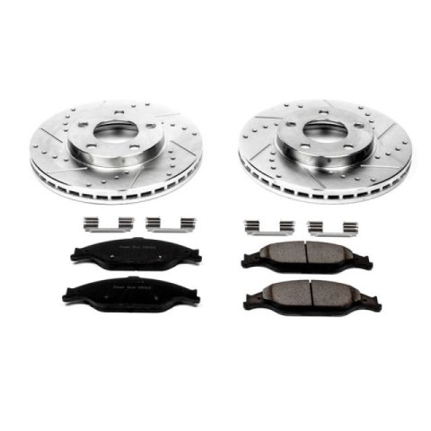 Power Stop 99-04 Ford Mustang Front & Rear Z23 Evolution Sport Brake Kit (1x psbK1301, 1x psbK1303)