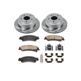 PowerStop Z17 Evolution Plus Stock Replacement Brake Kits KOE2005 Pads/Rotors, Front/Rear, Solid Surface Rotors, Ceramic Pads, Chevy, GMC, Oldsmobile, Kit thumbnail 4