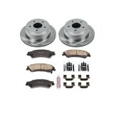 PowerStop Z17 Evolution Plus Stock Replacement Brake Kits KOE2005 Pads/Rotors, Front/Rear, Solid Surface Rotors, Ceramic Pads, Chevy, GMC, Oldsmobile, Kit thumbnail 6