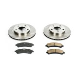PowerStop Z17 Evolution Plus Stock Replacement Brake Kits KOE2005 Pads/Rotors, Front/Rear, Solid Surface Rotors, Ceramic Pads, Chevy, GMC, Oldsmobile, Kit thumbnail 7