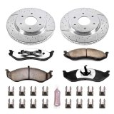 Power Stop 92-99 Jeep Cherokee Front & Rear Z36 Truck & Tow Brake Kit (1x psbKOE15300DK, 1x psbK2119-36) thumbnail 1
