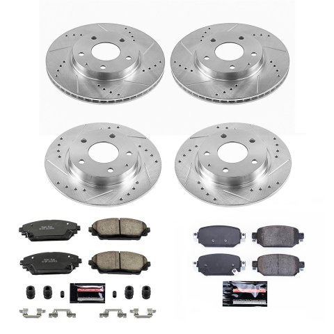 Power Stop 2019 Mazda CX-3 Front & Rear Z23 Evolution Sport Brake Kit (1x psbK6974, 1x psbK7515) thumbnail 8