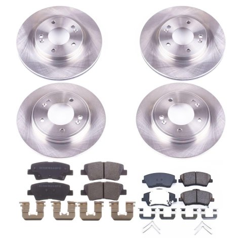 Power Stop 2017 Hyundai Ioniq Front & Rear Autospecialty Brake Kit (1x psbKOE7893, 1x psbKOE7904) thumbnail 8