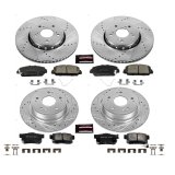 Power Stop 2016 Acura ILX Front & Rear Z23 Evolution Sport Brake Kit (1x psbK6940, 1x psbK3128) thumbnail 8