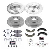 Power Stop 2012 Honda Civic Front & Rear Z26 Street Warrior Brake Kit (1x psbK6317-26, 1x psbKOE15318DK) thumbnail 7