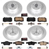 Power Stop 2006 Mercedes-Benz S350 Front & Rear Z23 Evolution Sport Coated Brake Kit (1x psbCRK2932, 1x psbCRK3069) thumbnail 1