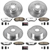Power Stop 2005 Subaru Legacy Front & Rear Z26 Street Warrior Brake Kit (1x psbK4632-26, 1x psbK2373-26) thumbnail 2