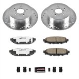 Power Stop 2005 Subaru Legacy Front & Rear Z26 Street Warrior Brake Kit (1x psbK4632-26, 1x psbK2373-26) thumbnail 9
