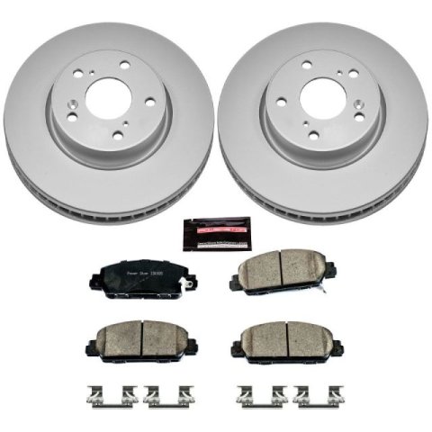 Power Stop 18-19 Honda Accord Front & Rear Z17 Evolution Geomet Coated Brake Kit (1x psbCRK8063, 1x psbCRK6515) thumbnail 3