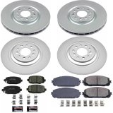 Power Stop 17-19 Jeep Cherokee Front & Rear Z17 Evolution Geomet Coated Brake Kit (1x psbCRK7414, 1x psbCRK6542) thumbnail 4