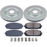 Power Stop 17-19 Jeep Cherokee Front & Rear Z17 Evolution Geomet Coated Brake Kit (1x psbCRK7414, 1x psbCRK6542) thumbnail 9
