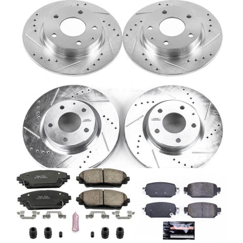 Power Stop 17-18 Mazda 3 Front & Rear Z23 Evolution Sport Brake Kit (1x psbK6971, 1x psbK7515) thumbnail 4