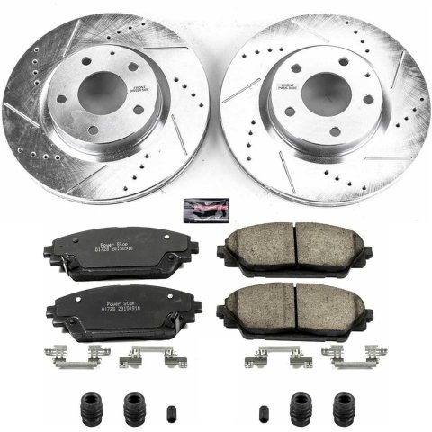 Power Stop 17-18 Mazda 3 Front & Rear Z23 Evolution Sport Brake Kit (1x psbK6971, 1x psbK7515) thumbnail 5
