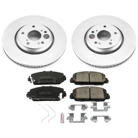 Power Stop 17-18 Acura ILX Front & Rear Z17 Evolution Geomet Coated Brake Kit (1x psbCRK3128, 1x psbCRK7347) thumbnail 6