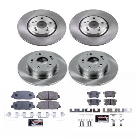 Power Stop 17-18 Acura ILX Front & Rear Track Day Brake Kit (1x psbTDBK7347, 1x psbTDBK3128) thumbnail 2