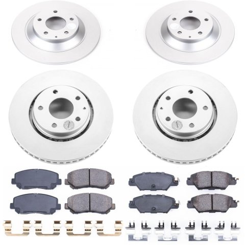 Power Stop 16-18 Mazda CX-5 Front & Rear Z17 Evolution Geomet Coated Brake Kit (1x psbCRK7516, 1x psbCRK7689) thumbnail 2