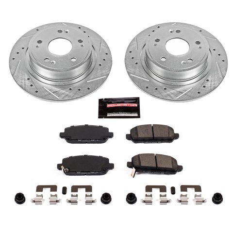 Power Stop 16-18 Honda HR-V Front & Rear Z23 Evolution Sport Brake Kit (1x psbK6777, 1x psbK7340) thumbnail 3