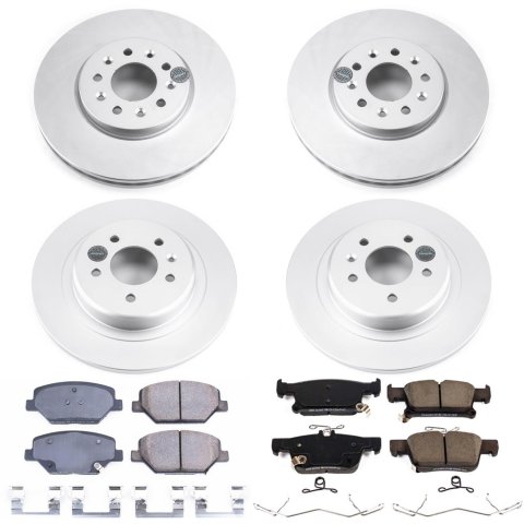 Power Stop 16-18 Buick Envision Front & Rear Z17 Evolution Geomet Coated Brake Kit (1x psbCRK7716, 1x psbCRK7661) thumbnail 4