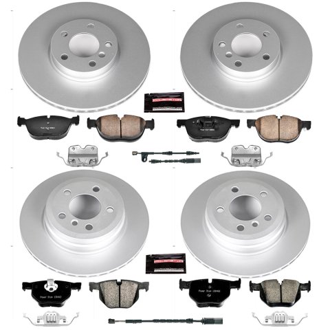 Power Stop 16-18 BMW X5 Front & Rear Z23 Evolution Sport Coated Brake Kit (1x psbCRK7429, 1x psbCRK6064) thumbnail 4