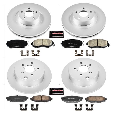 Power Stop 16-17 Subaru Crosstrek Front & Rear Z17 Evolution Geomet Coated Brake Kit (1x psbCRK6082, 1x psbCRK6107) thumbnail 4
