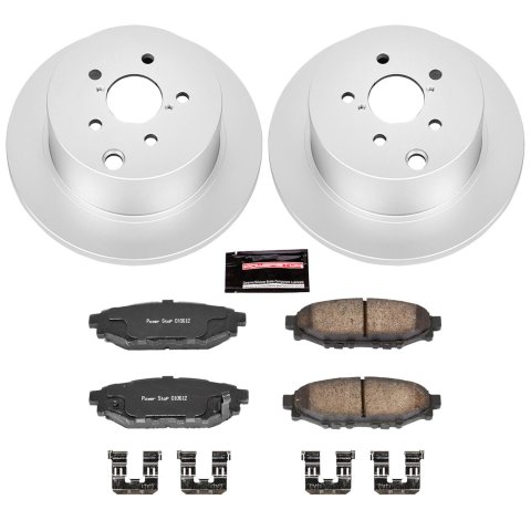 Power Stop 16-17 Subaru Crosstrek Front & Rear Z17 Evolution Geomet Coated Brake Kit (1x psbCRK6082, 1x psbCRK6107) thumbnail 8