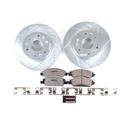 Power Stop 15-19 Cadillac Escalade Front & Rear Z36 Truck & Tow Brake Kit (1x psbK6562-36, 1x psbK2069-36) thumbnail 2