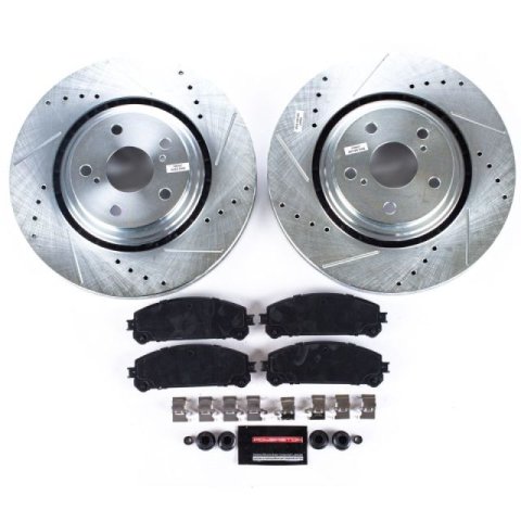 Power Stop 15-17 Lexus NX200t Front & Rear Z23 Evolution Sport Brake Kit (1x psbK4713, 1x psbK7739) thumbnail 1