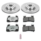Power Stop 14-18 Cadillac CTS Front & Rear Z26 Street Warrior Brake Kit (1x psbK6991-26, 1x psbK6998-26) thumbnail 8