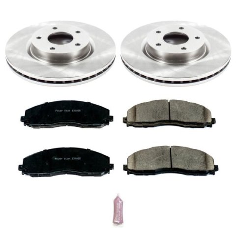 Power Stop 13-18 Nissan Altima Front & Rear Autospecialty Brake Kit (1x psbKOE6494, 1x psbKOE098) thumbnail 1