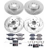 Power Stop 13-18 Fiat 500 Front & Rear Z23 Evolution Sport Brake Kit (1x psbK7168, 1x psbK7169) thumbnail 8