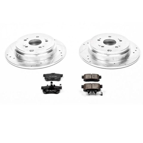 Power Stop 13-18 Acura RDX Front & Rear Z23 Evolution Sport Brake Kit (1x psbK6940, 1x psbK206) thumbnail 2